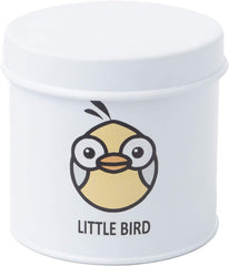 White Bird Food Tin with Airtight Seal with Lid with Tweetie Bird Design