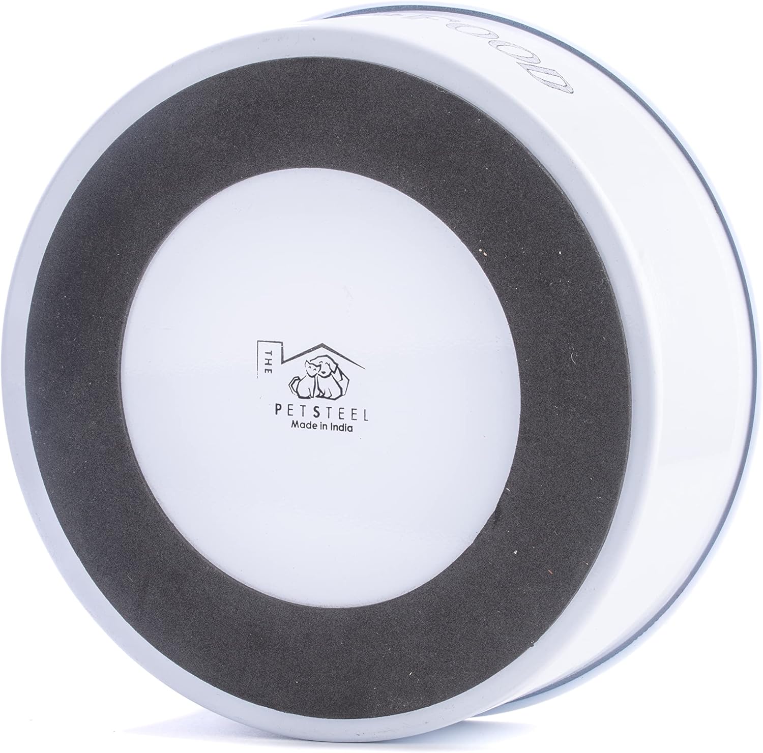 White Dog Bowl | Sturdy | Easy to eat, Easy to wash | Striking but Simple Design for Your Adorable Dog to eat Their Tasty Food or Fresh Treats