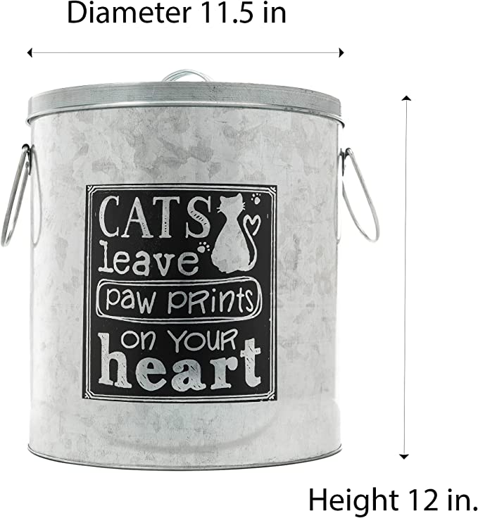 ANTIQUE SILVER – CATS LEAVE PAW PRINTS ON YOUR HEATH