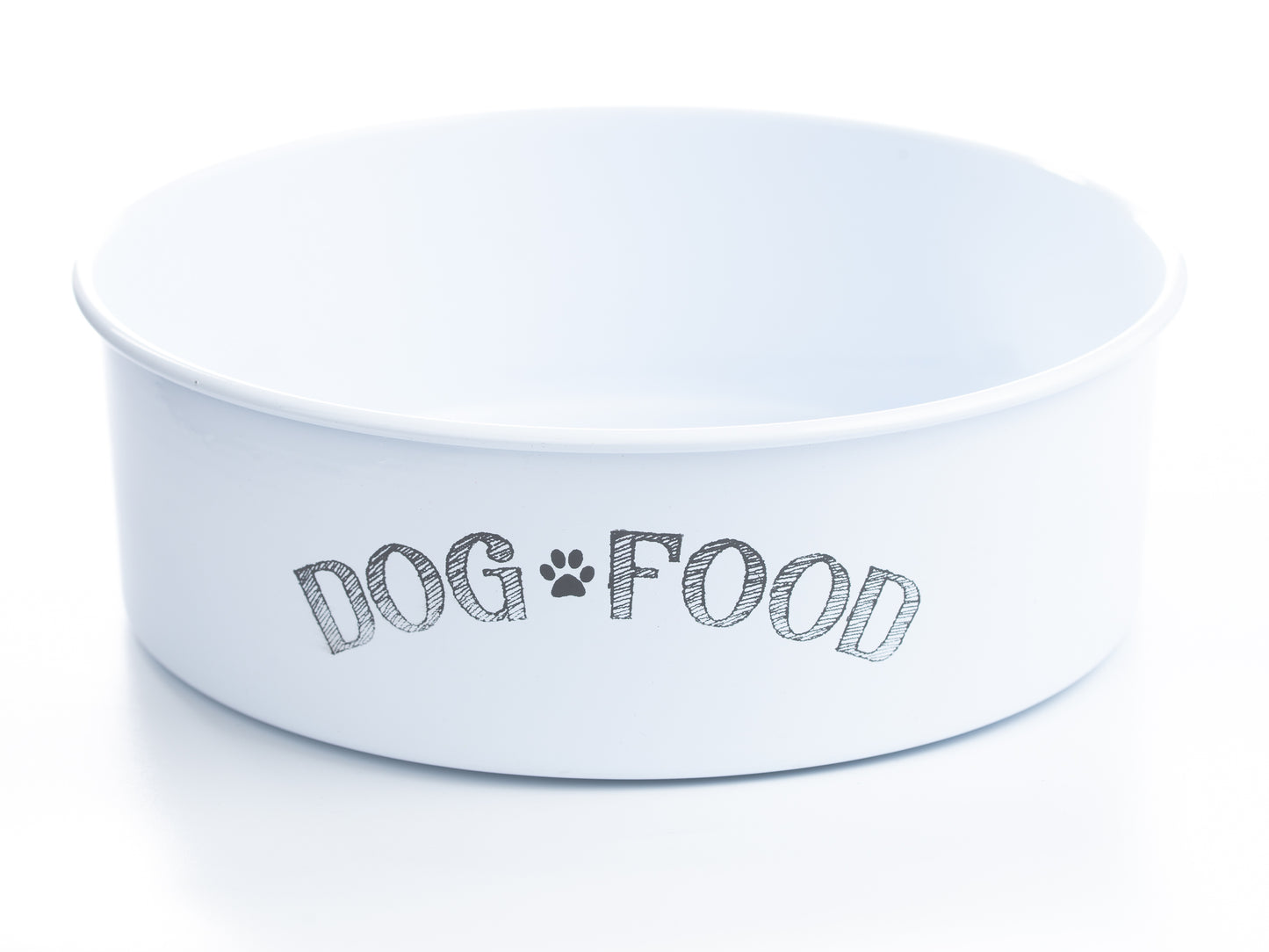 The PetSteel White Dog Bowl | Sturdy | Easy to eat, Easy to wash | Striking but Simple Design for Your Adorable Dog to eat Their Tasty Food or Fresh Treats