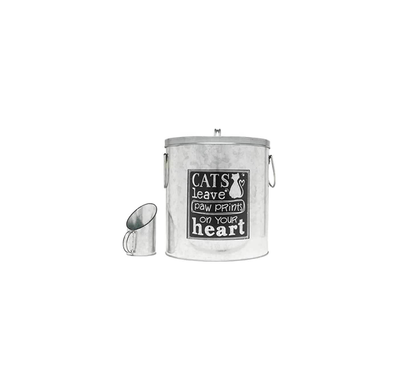 ANTIQUE SILVER – CATS LEAVE PAW PRINTS ON YOUR HEATH