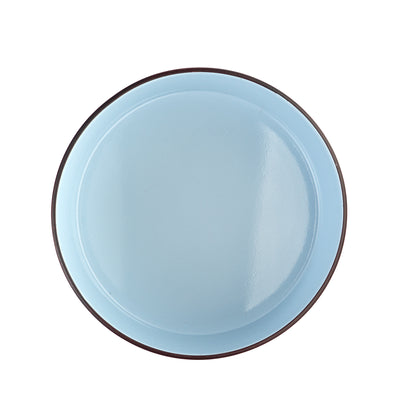 The PetSteel Large White Dog Bowl with Striking Blue Interior | Sturdy | Easy to wash | Simple Design for Your Adorable Dog to Enjoy Eating Their Tasty Food or Fresh Treats