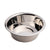 The PetSteel Large Blue Glossy Dog Bowl Casing with a Stainless Steel That is Dishwasher Safe | Beautiful Ceramic Looking Base Bones and Paw Prints Embossed Motif for Decoration