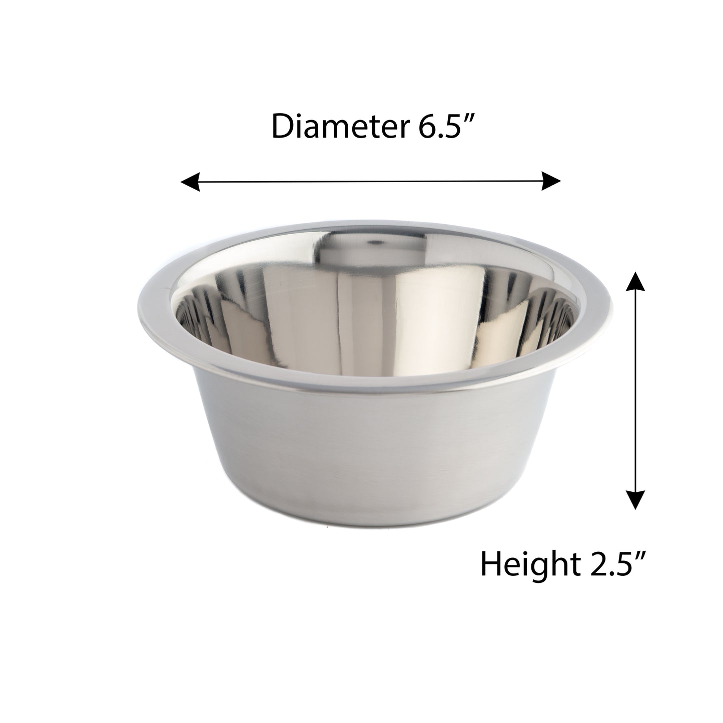 Raised Stainless Steel Double Bowl Feeder | Large Stand with Stainless Steel Bowls That are Dishwasher Safe