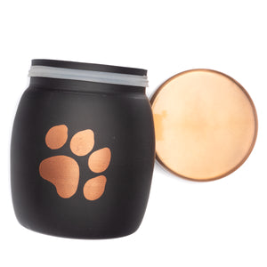 The PetSteel Black and Copper Vitamin Jar for Small Pets | Small Pet Container | Exquisite Vitamin Jar or Small Treats Jar