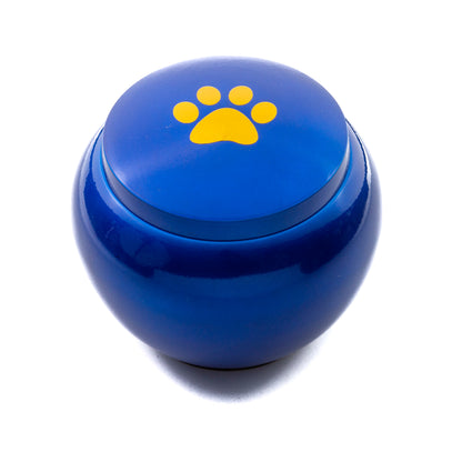 The PetSteel Simple Blue Pet Urn | Memorial Cremation Pet Urn for Dogs and Cats Ashes | Made of Solid Brass with an Airtight Screw on Cap Which Will Keep Your Best Friend Safe Forever